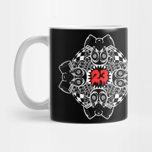 Tekno DJ Gasmask 23 Rave Mug